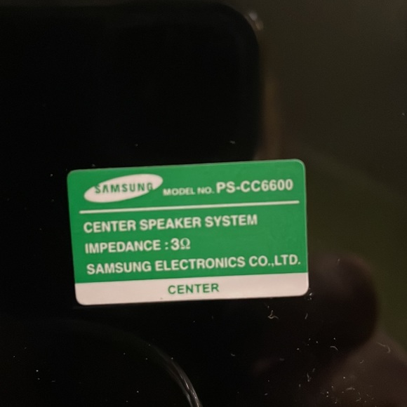 Samsung PS-CC6600 Center Speaker System - Picture 8 of 14